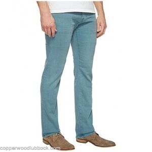 AG Adriano Goldschmied The Matchbox Slim Straight Sage Green Jeans size 28